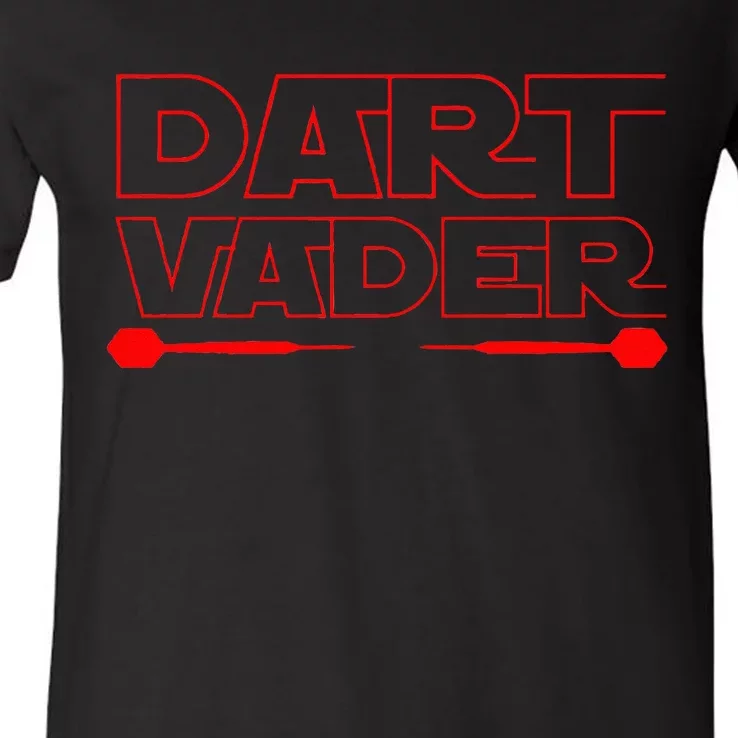 Dart Vader 180 Darts Darts Dart Player Gift Darts V-Neck T-Shirt