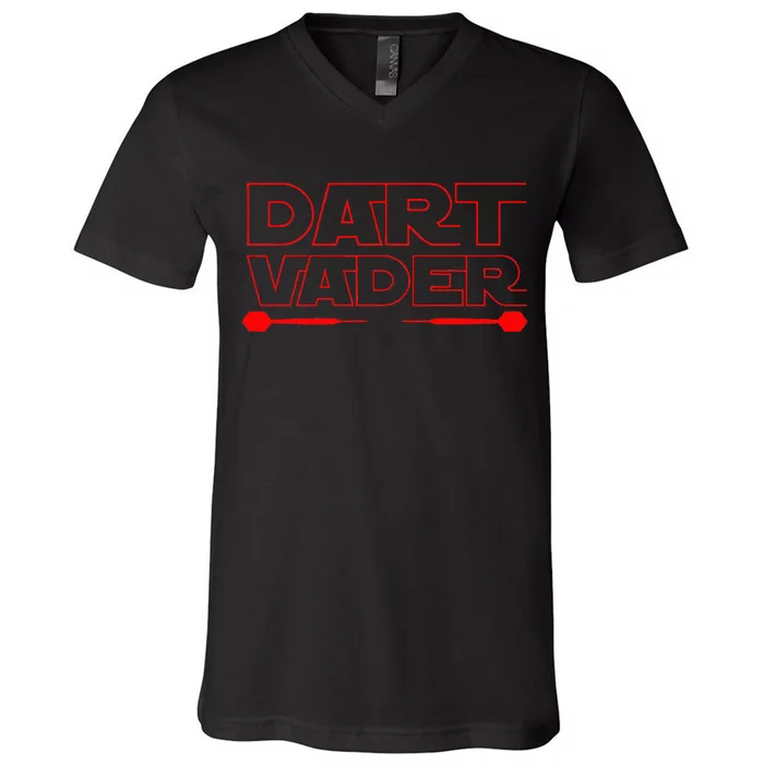 Dart Vader 180 Darts Darts Dart Player Gift Darts V-Neck T-Shirt