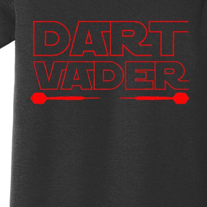 Dart Vader 180 Darts Darts Dart Player Gift Darts Baby Bodysuit