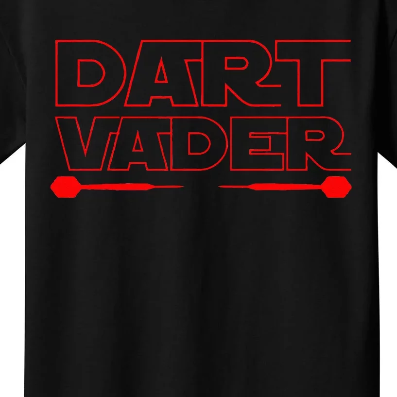 Dart Vader 180 Darts Darts Dart Player Gift Darts Kids T-Shirt