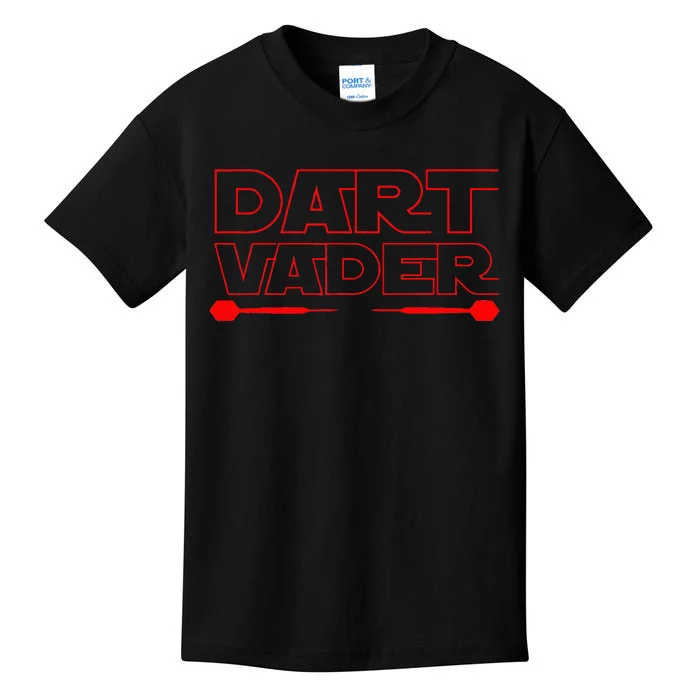 Dart Vader 180 Darts Darts Dart Player Gift Darts Kids T-Shirt