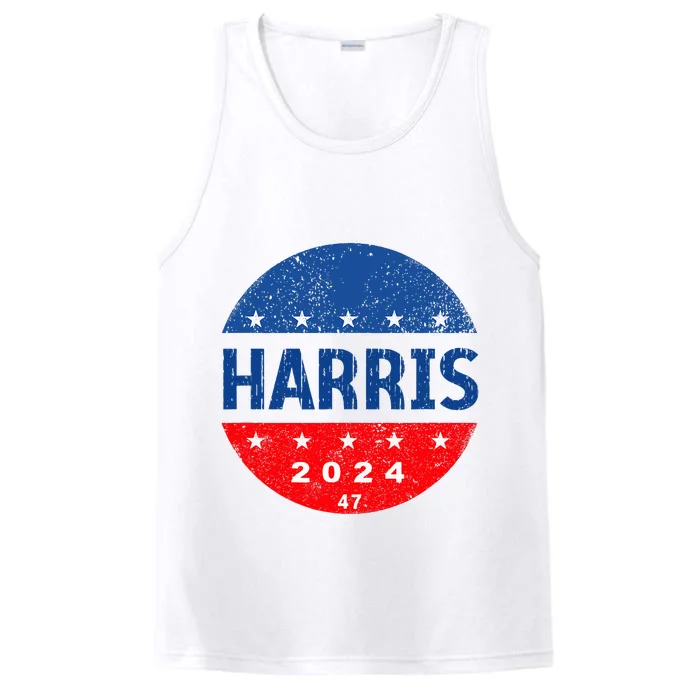 Design Vote 47 Kamala Harris 2024 President America Election Performance Tank