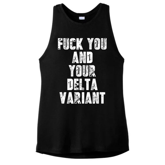 Delta Variant Ladies Tri-Blend Wicking Tank