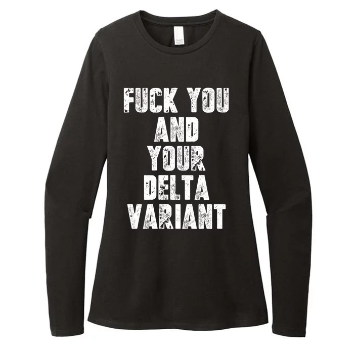 Delta Variant Womens CVC Long Sleeve Shirt