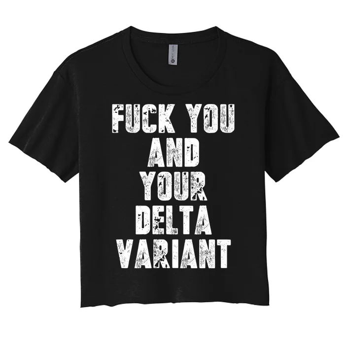 Delta Variant Women's Crop Top Tee