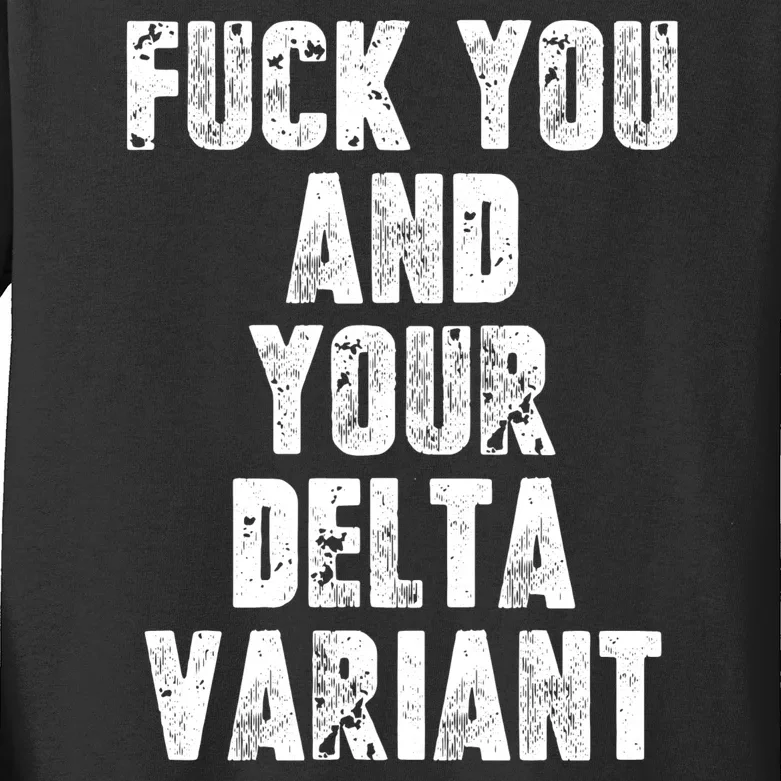 Delta Variant Kids Long Sleeve Shirt