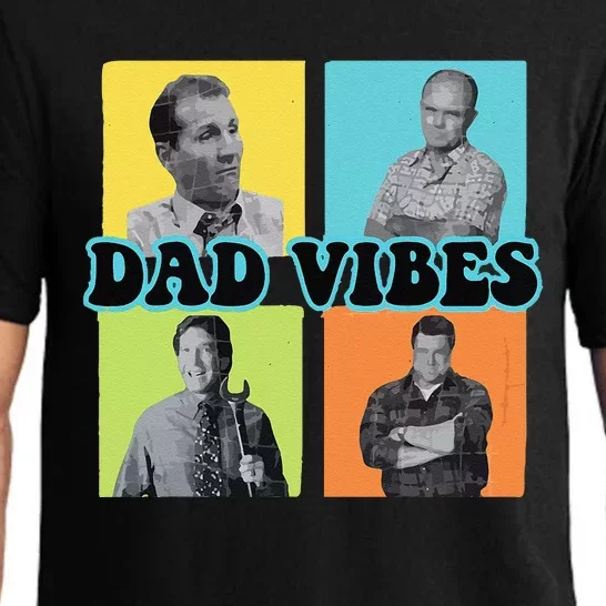 Dad Vibes 90s Dad Vibes Retro Funny Pajama Set