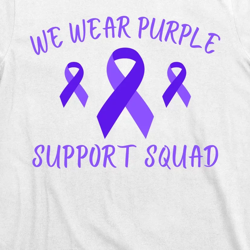 Domestic Violence Awareness Purple Ribbon In October We Wear Purple T-Shirt