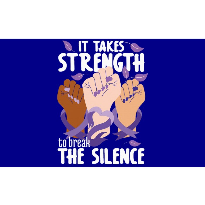 Domestic Violence Awareness Break The Silence Bumper Sticker