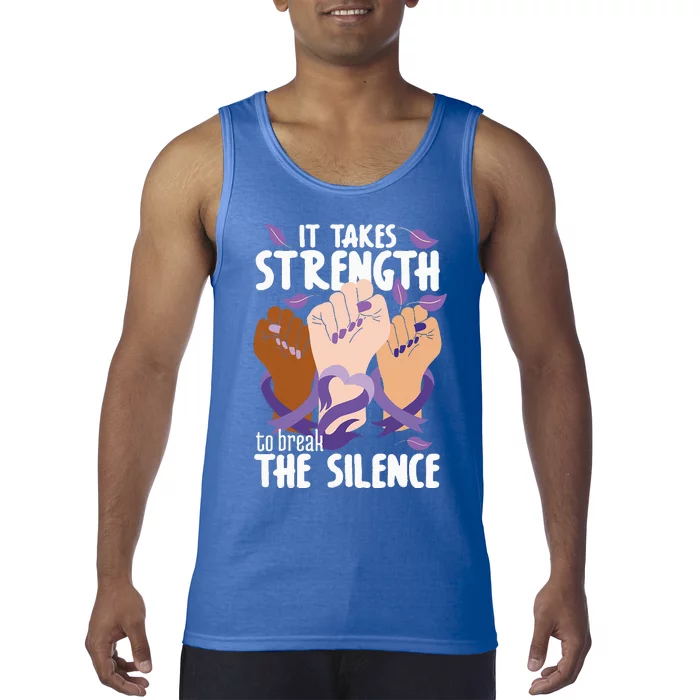 Domestic Violence Awareness Break The Silence Tank Top