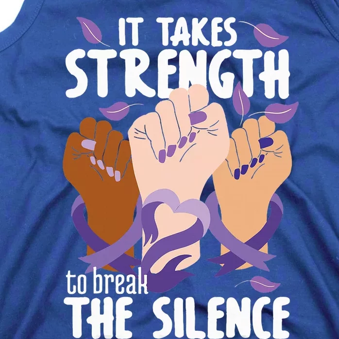 Domestic Violence Awareness Break The Silence Tank Top