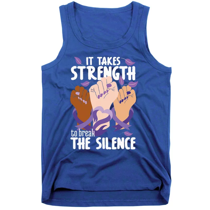 Domestic Violence Awareness Break The Silence Tank Top