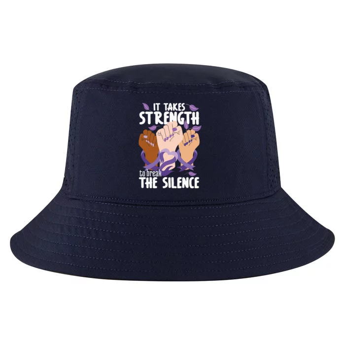 Domestic Violence Awareness Break The Silence Cool Comfort Performance Bucket Hat