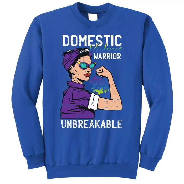 Domestic Violence Awareness Warrior Unbreakable Survivor Gift Sweatshirt