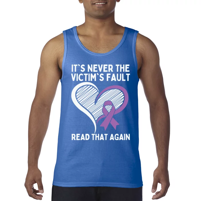 Domestic Violence Awareness Sexual Assault Awareness Gift Tank Top