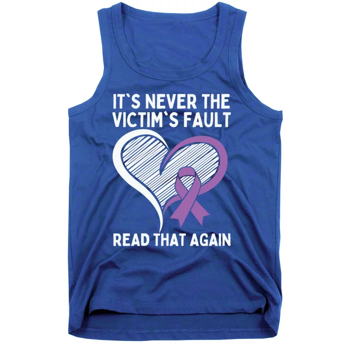 Domestic Violence Awareness Sexual Assault Awareness Gift Tank Top