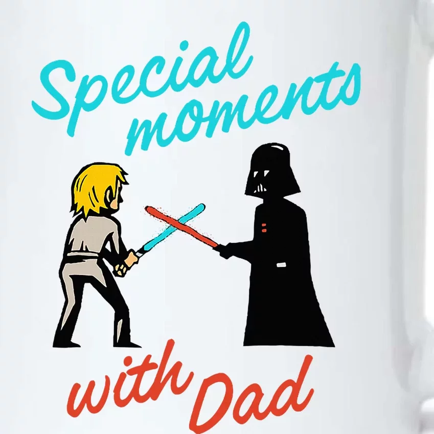 D.Arth V.Ader And Luke Special Moments With Dad Black Color Changing Mug