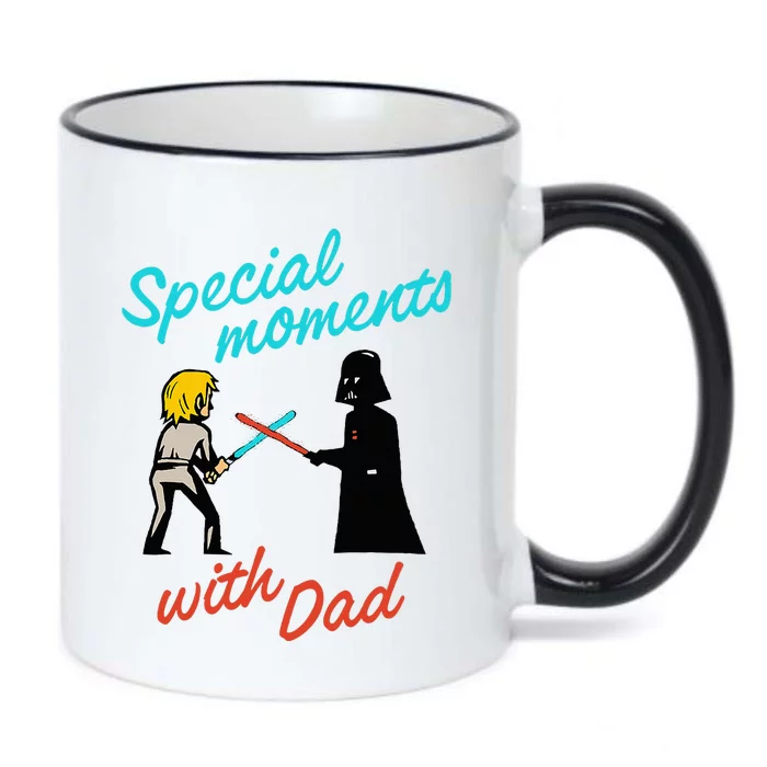 D.Arth V.Ader And Luke Special Moments With Dad Black Color Changing Mug