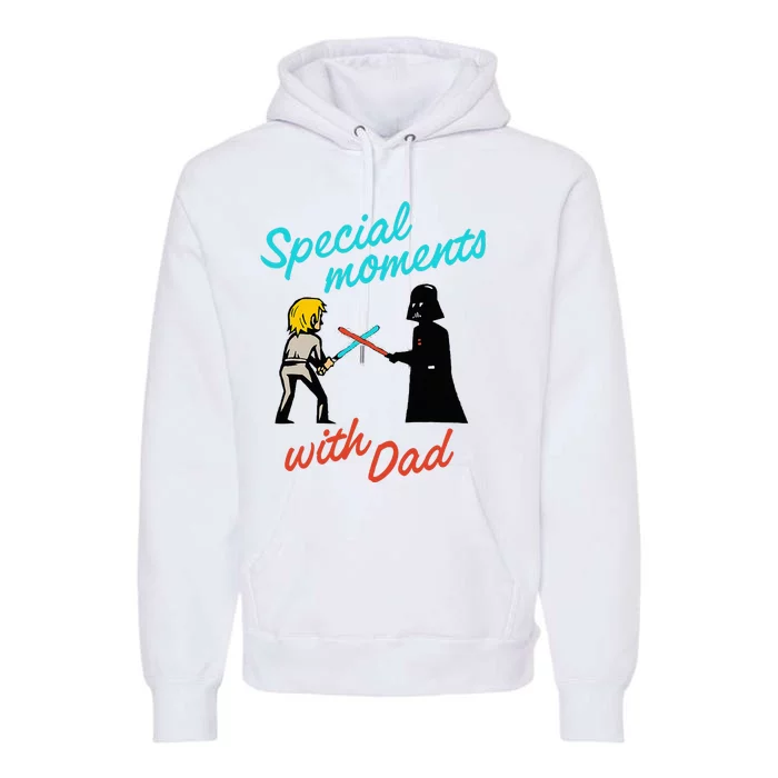 D.Arth V.Ader And Luke Special Moments With Dad Premium Hoodie