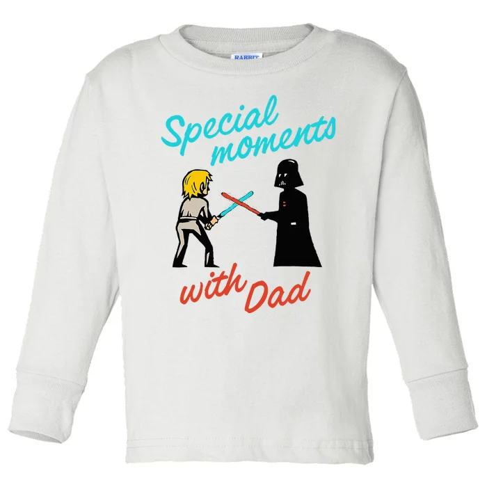 D.Arth V.Ader And Luke Special Moments With Dad Toddler Long Sleeve Shirt