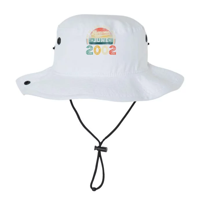 Distressed Vintage Awesome Since June 2002 21st Birthday Legacy Cool Fit Booney Bucket Hat