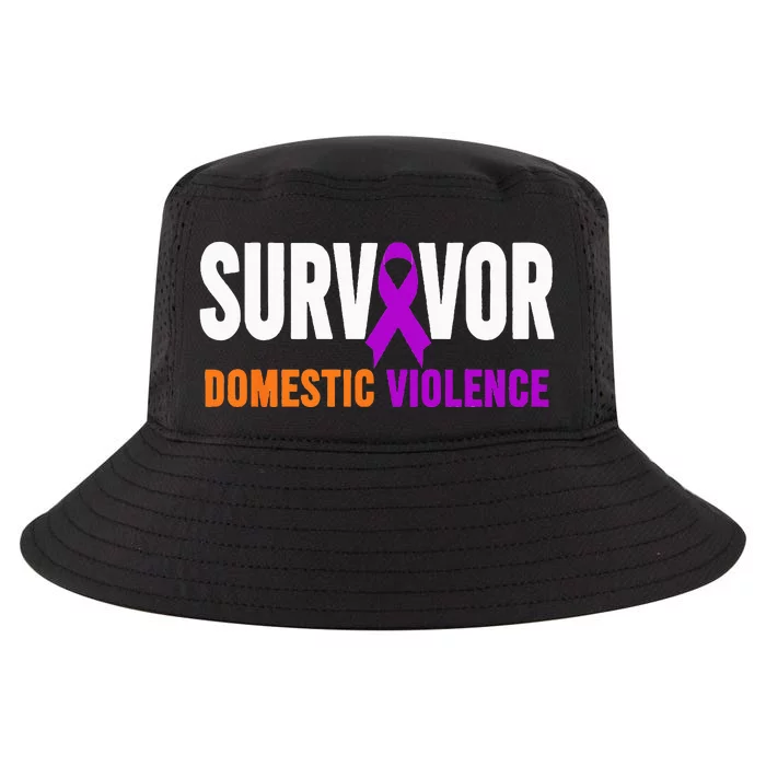 Domestic Violence Awareness Domestic Violence Survivor Cool Comfort Performance Bucket Hat