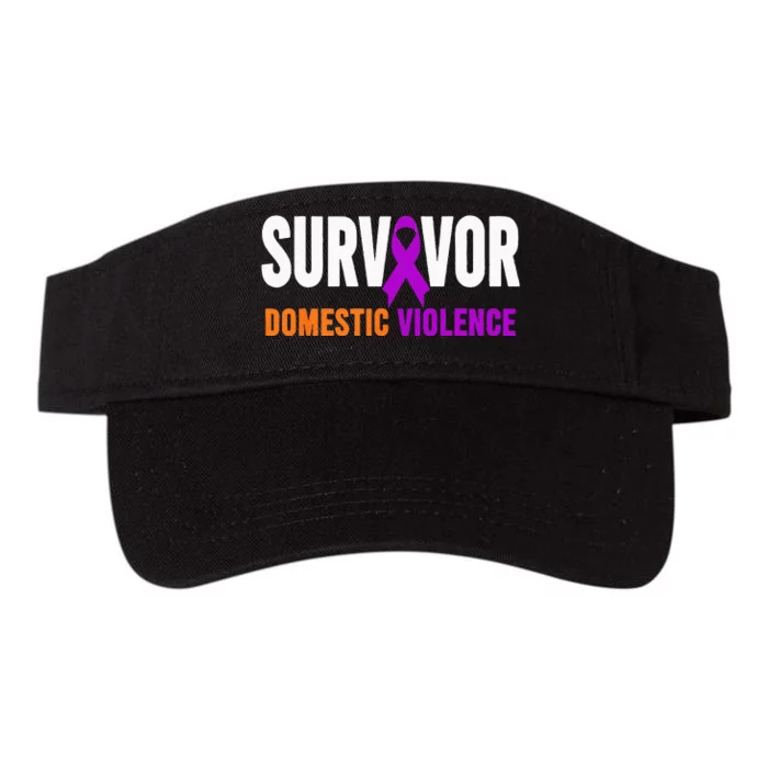 Domestic Violence Awareness Domestic Violence Survivor Valucap Bio-Washed Visor