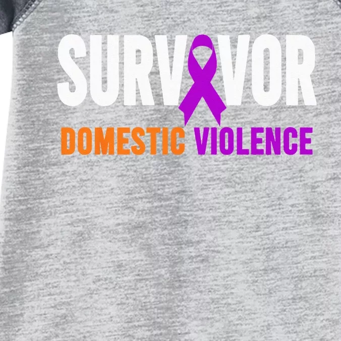 Domestic Violence Awareness Domestic Violence Survivor Infant Baby Jersey Bodysuit