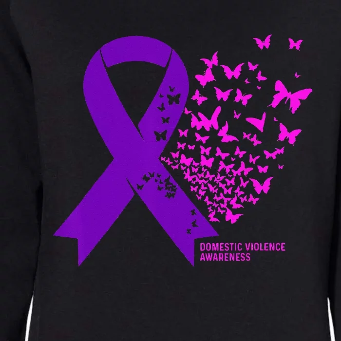 Domestic Violence Awareness End Domestic Violence Womens California Wash Sweatshirt