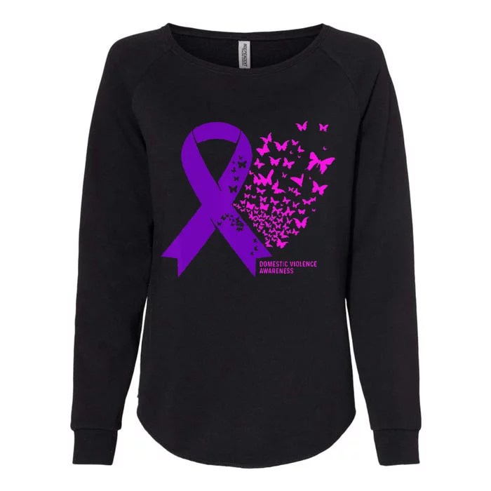 Domestic Violence Awareness End Domestic Violence Womens California Wash Sweatshirt