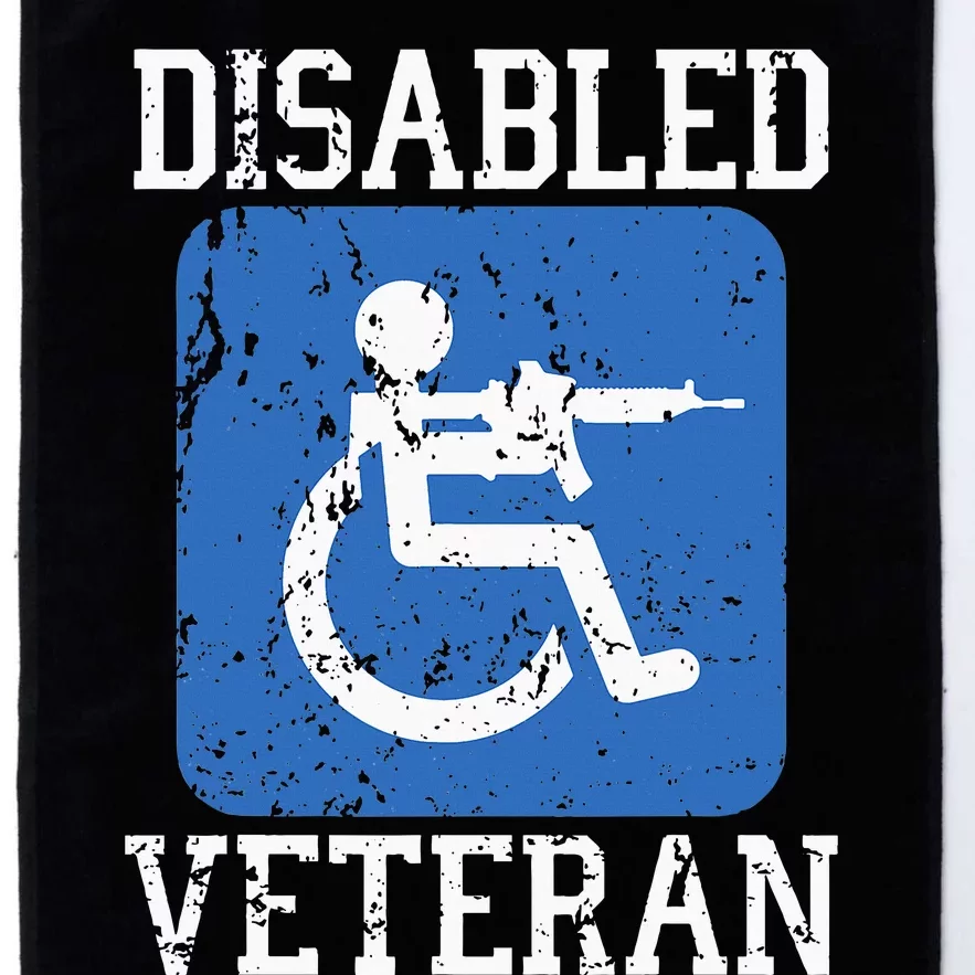 Disabled Veteran Armed Forces Military Soldier Army Usa Platinum Collection Golf Towel