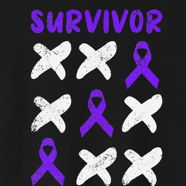 Domestic Violence Awareness Survivor Women's Crop Top Tee