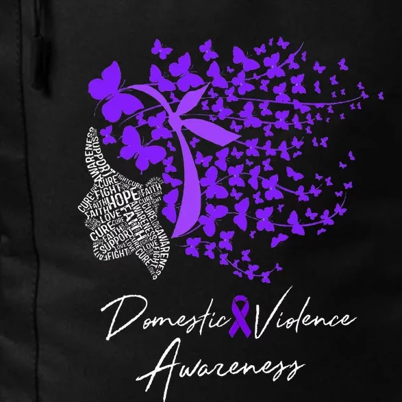 Domestic Violence Awareness Gifts Purple Butterflies Daily Commute Backpack