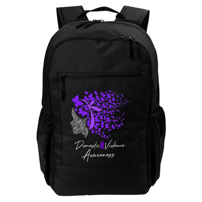 Domestic Violence Awareness Gifts Purple Butterflies Daily Commute Backpack