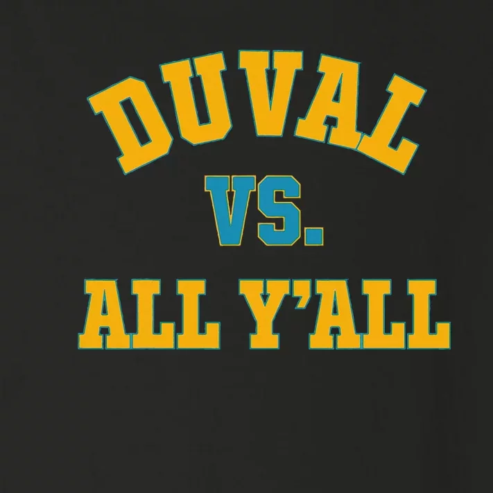 Duval Vs All Y’All Toddler Long Sleeve Shirt