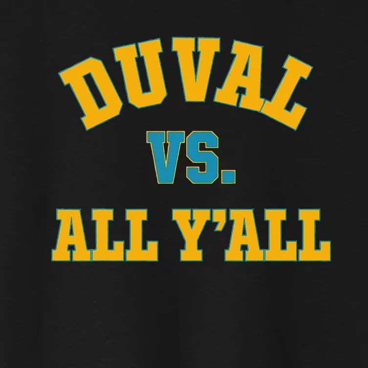 Duval Vs All Y’All Women's Crop Top Tee