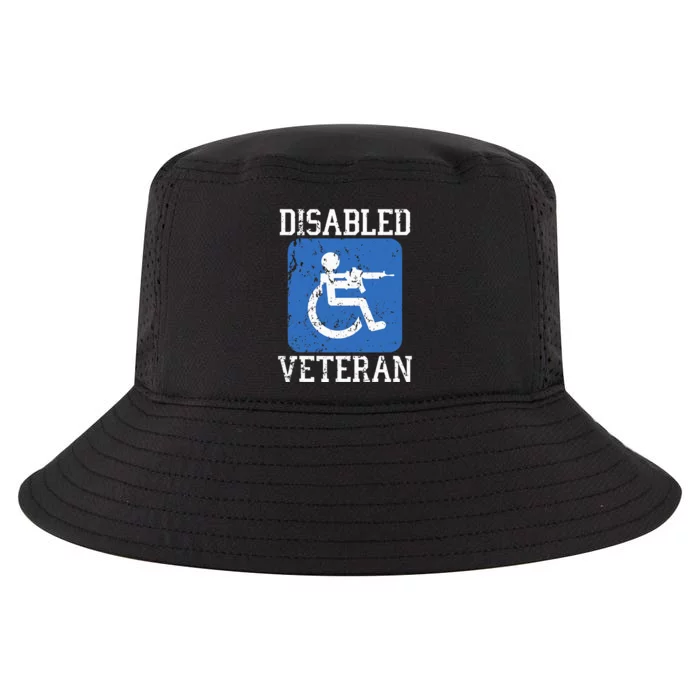 Disabled Veteran Armed Forces Military Soldier Army Usa Cool Comfort Performance Bucket Hat