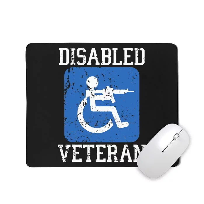 Disabled Veteran Armed Forces Military Soldier Army Usa Mousepad