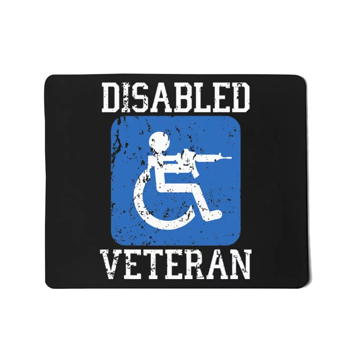 Disabled Veteran Armed Forces Military Soldier Army Usa Mousepad