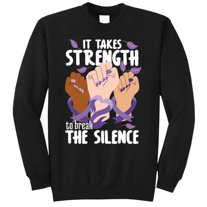 Domestic Violence Awareness Break The Silence Sweatshirt