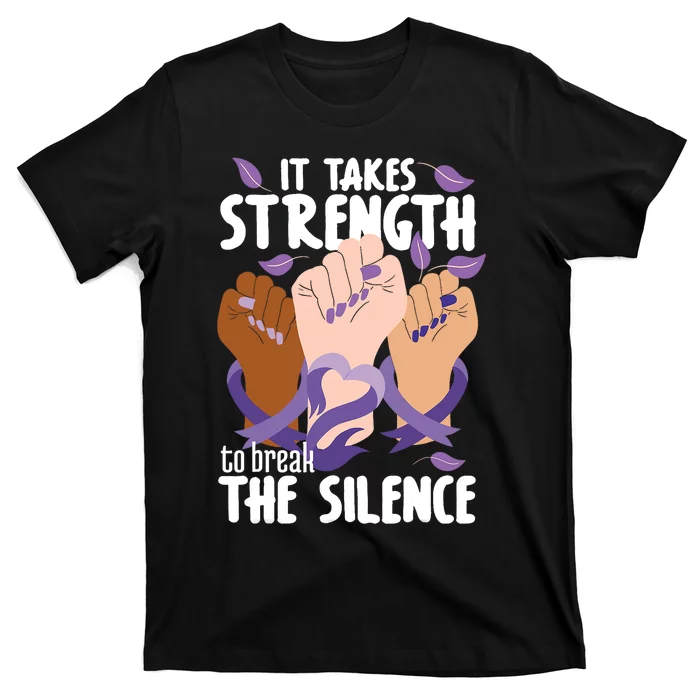 Domestic Violence Awareness Break The Silence T-Shirt