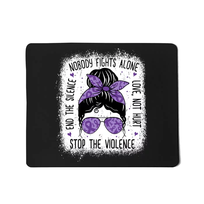 Domestic Violence Awareness Stop End Domestic Violence Mousepad