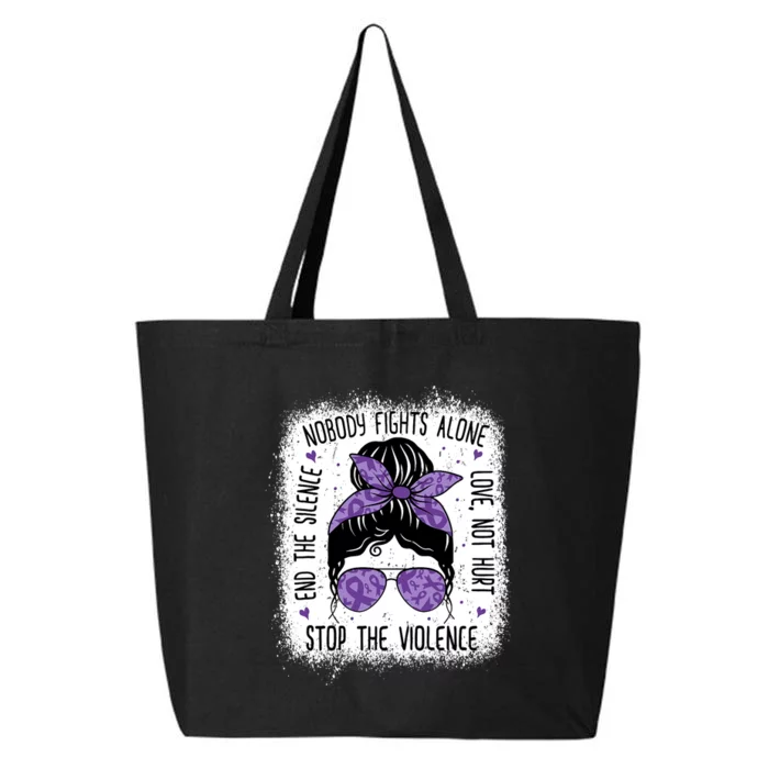 Domestic Violence Awareness Stop End Domestic Violence 25L Jumbo Tote