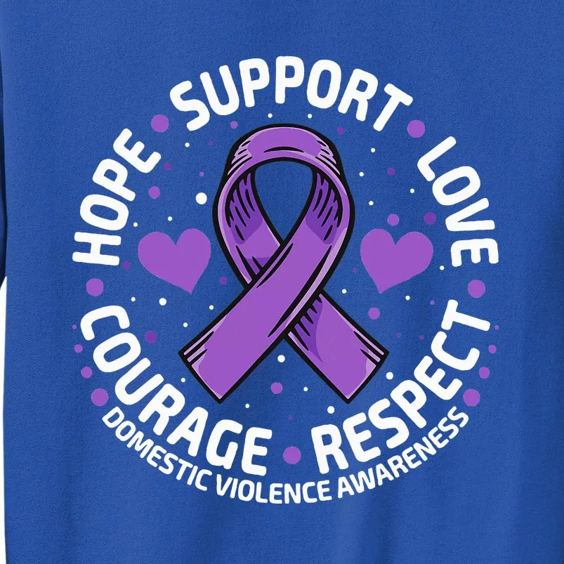 Domestic Violence Awareness LOVE SUPPORT Domestic Violence Sweatshirt