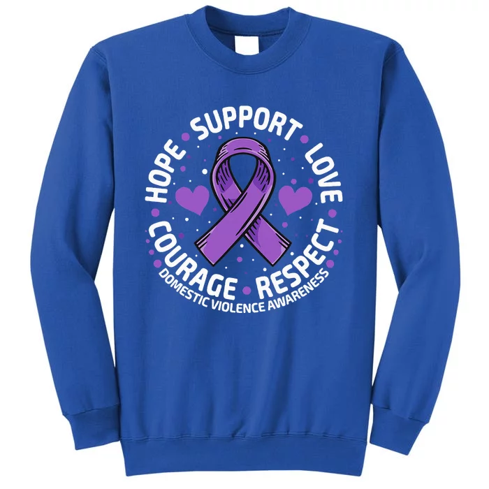 Domestic Violence Awareness LOVE SUPPORT Domestic Violence Sweatshirt