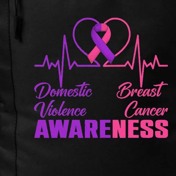 Domestic Violence & Breast Cancer Awareness Month Warrior Gift Daily Commute Backpack