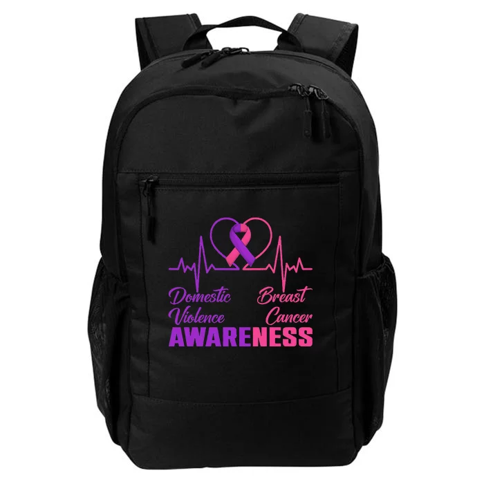 Domestic Violence & Breast Cancer Awareness Month Warrior Gift Daily Commute Backpack