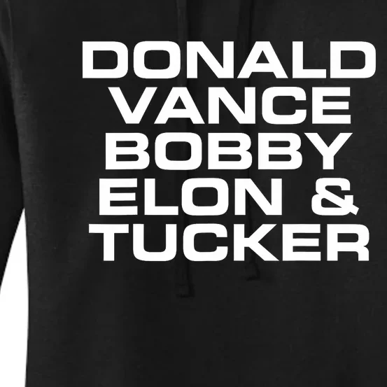 Donald Vance Bobby Elon & Tucker Women's Pullover Hoodie