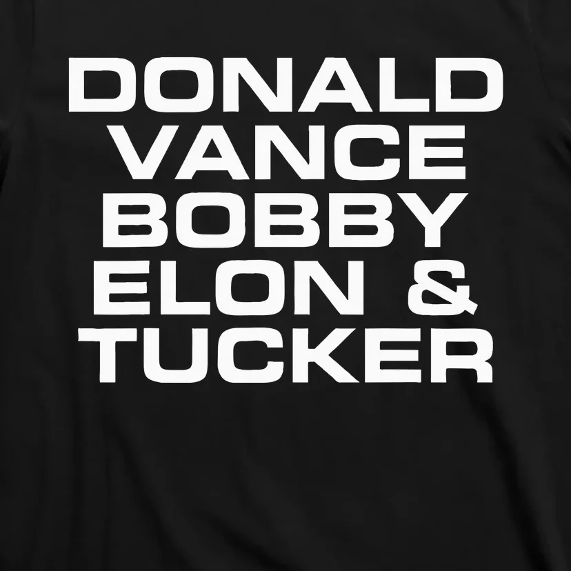 Donald Vance Bobby Elon & Tucker T-Shirt