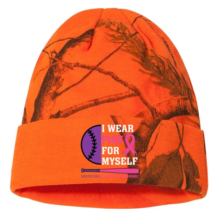 Domestic Violence & Cancer Awareness Kati - 12in Camo Beanie